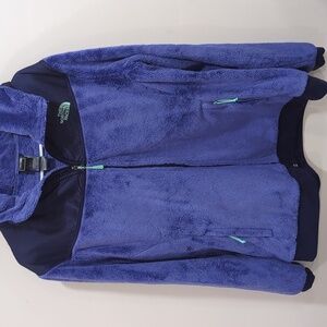 The North Face Full Zip Purple Hooded Sherpa Osito Jacket For Women XXL